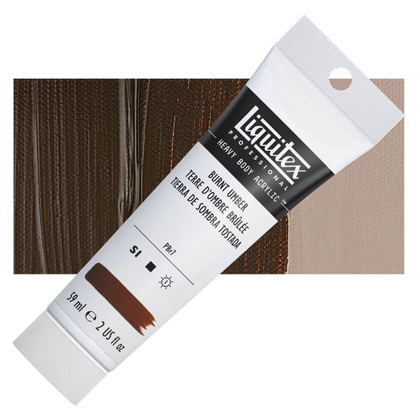 Liquitex Heavy Body Acrylic Paint - Burnt Umber